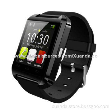 Smart watch, silicone strap with barometer, pedometer & thermometer functions
